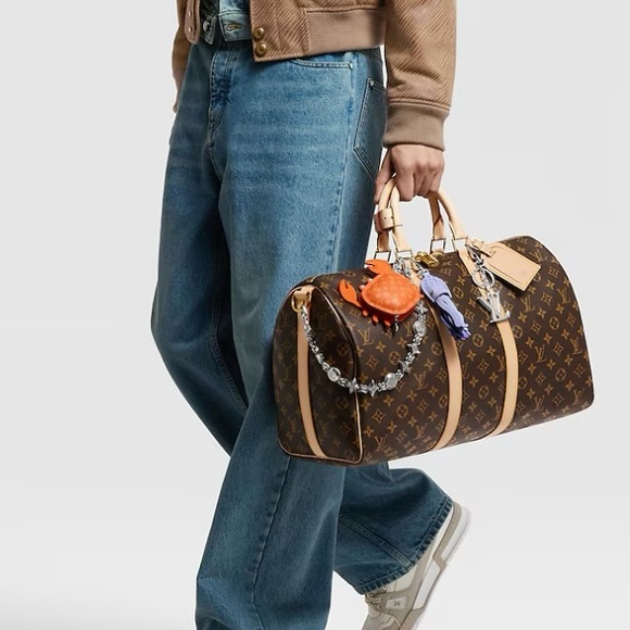 LV Louis Vuitton Travel Bag Keepall 45 Brown Monogram - Picture 14 of 15